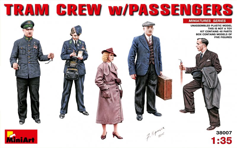 007 A  günstig Kaufen-Tram Crew with Passengers. Tram Crew with Passengers <![CDATA[Mini Art / 38007 / 1:35]]>. 