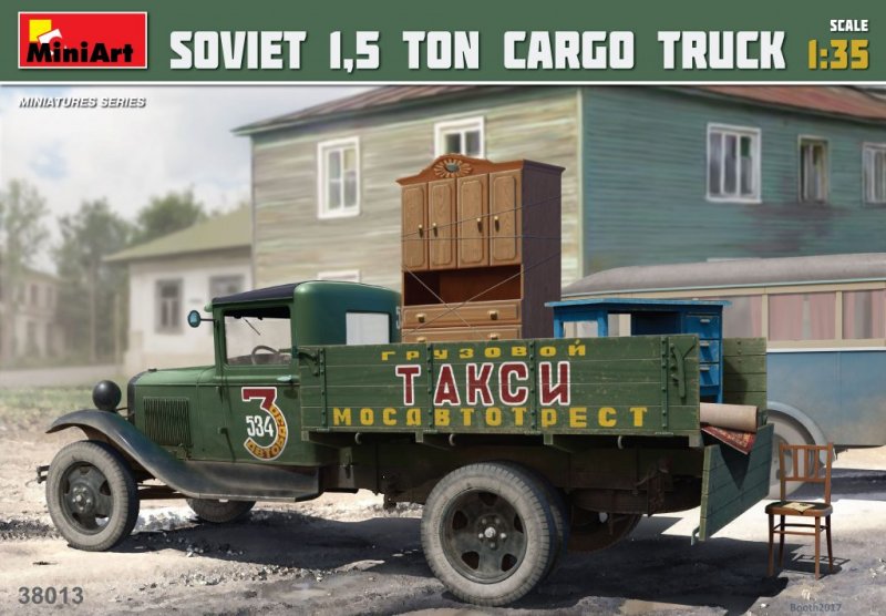 Truck günstig Kaufen-Soviet 1,5 ton Cargo Truck. Soviet 1,5 ton Cargo Truck <![CDATA[Mini Art / 38013 / 1:35]]>. 