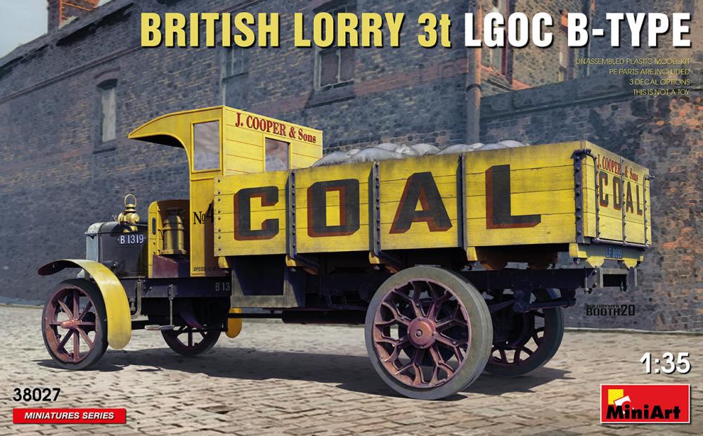 Type  günstig Kaufen-British Lorry LGOC 3t B-Type. British Lorry LGOC 3t B-Type <![CDATA[Mini Art / 38027 / 1:35]]>. 