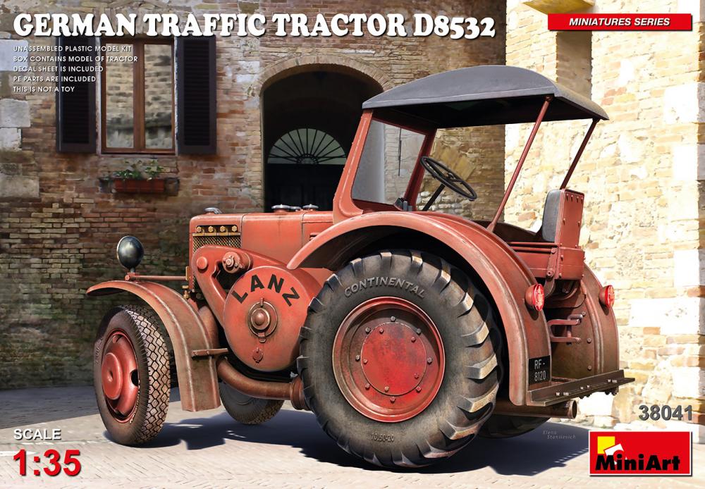 4820183313669 - MiniArt 38041 - German Traffic Tractor D8532 in 135 4820183313669 - MiniArt 38041 - German Traffic Tractor D8532 in 135
