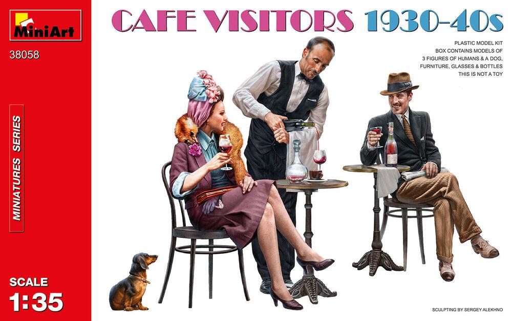 05 9  günstig Kaufen-Cafe Visitors 1930-40s. Cafe Visitors 1930-40s <![CDATA[Mini Art / 38058 / 1:35]]>. 