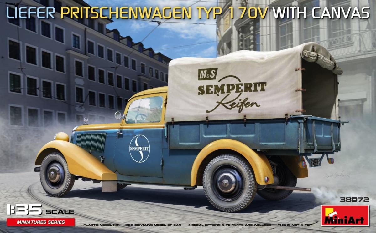 TS 35 günstig Kaufen-Lieferwagen Typ 170V mit Pritsche. Lieferwagen Typ 170V mit Pritsche <![CDATA[Mini Art / 38072 / 1:35]]>. 