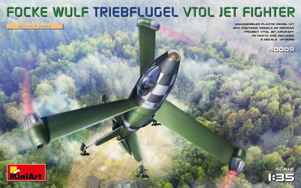 Fighter günstig Kaufen-Focke Wulf Triebflügel (VTOL) Jet Fighter. Focke Wulf Triebflügel (VTOL) Jet Fighter <![CDATA[Mini Art / 40009 / 1:35]]>. 