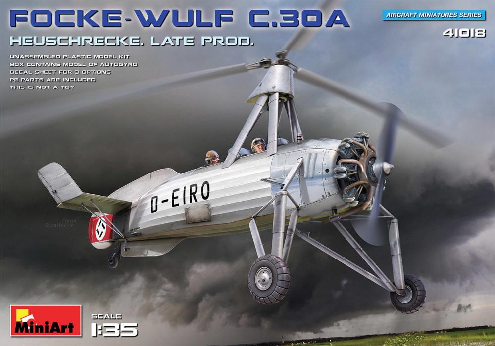 CT 1 günstig Kaufen-Focke-Wulf FW C.30A Heuschrecke - Late Production. Focke-Wulf FW C.30A Heuschrecke - Late Production <![CDATA[Mini Art / 41018 / 1:35]]>. 