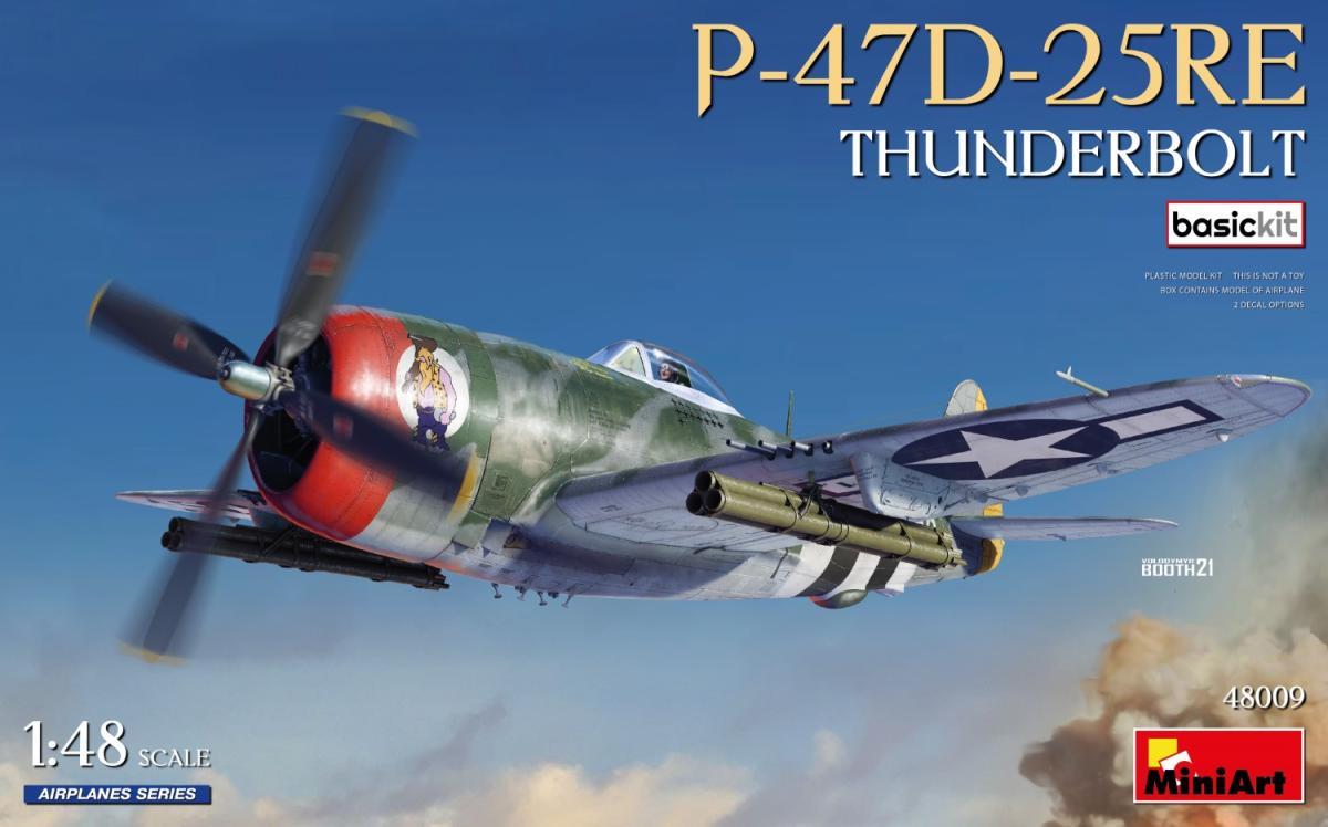 00 09  günstig Kaufen-P-47D-25RE Thunderbolt - Basis Kit. P-47D-25RE Thunderbolt - Basis Kit <![CDATA[Mini Art / 48009 / 1:48]]>. 