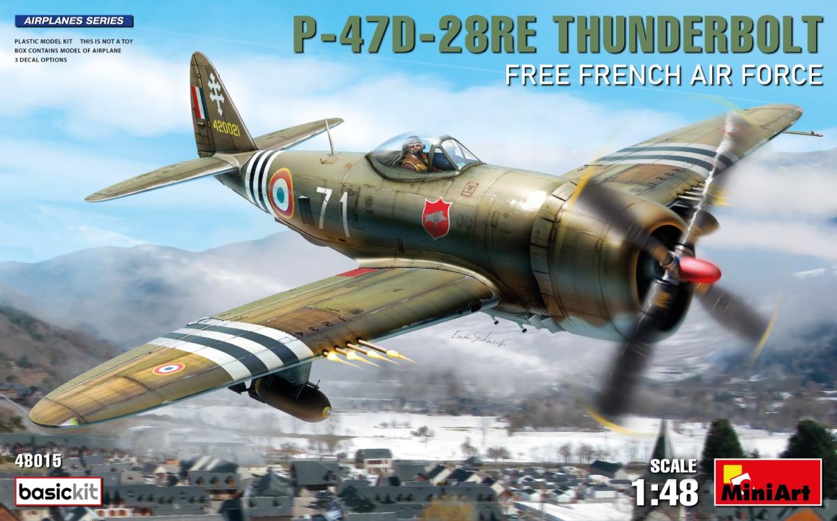 5905937497662 - P 47D 28RE Thunderbolt - Französische Luftwaffe - Basic Kit 5905937497662 - P 47D 28RE Thunderbolt - Französische Luftwaffe - Basic Kit