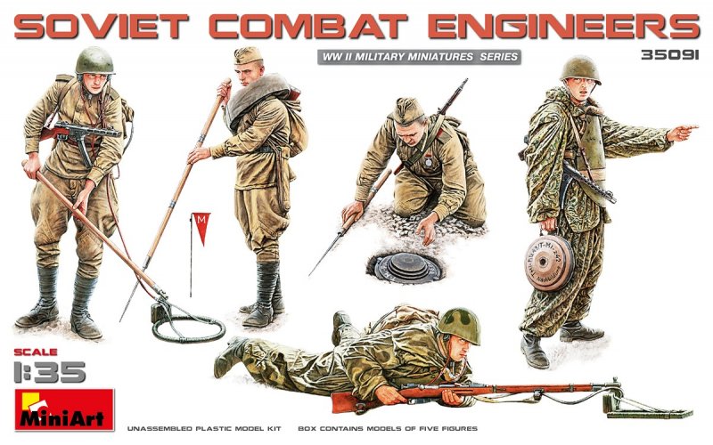 4820183311610 - MiniArt 35091 - 135 Soviet Combat Engineers