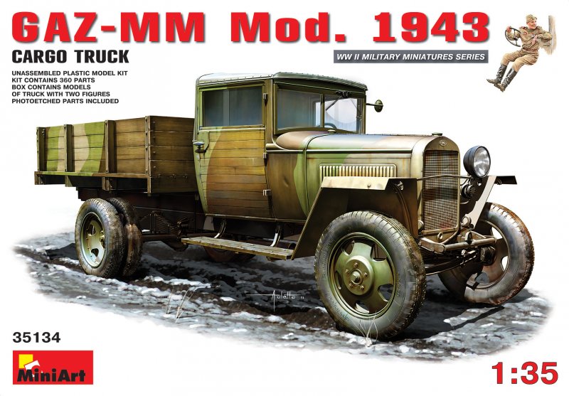 GAZ-MM.Mod. 1943. Cargo Truck