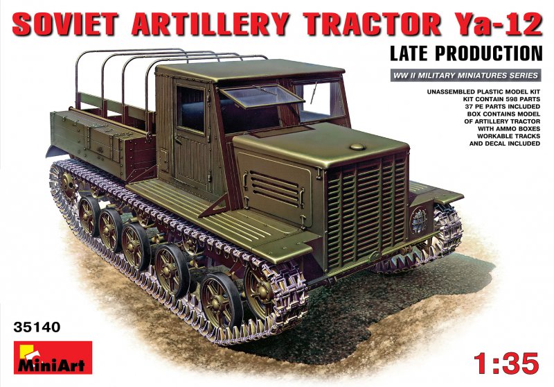 Ya-12 Late Prod. Soviet Artil. Tractor