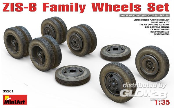 4820183310323 - MiniArt 35201 - 135 ZIS-6 Family Wheels Set