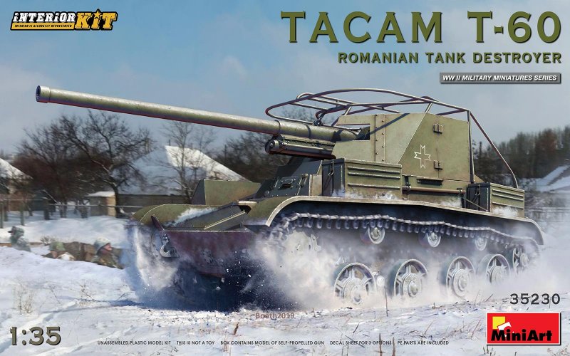 4820183312426 - MiniArt 35230 - 135 Tacam T-60 Romanian Tank Destroyer Interior Kit