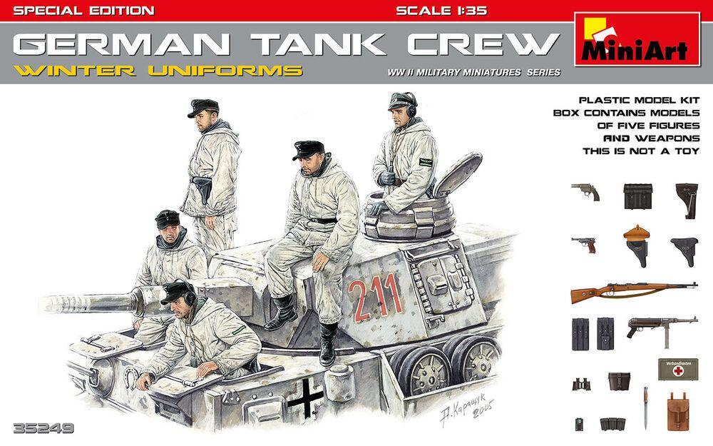 4820183311177 - MiniArt 35249 - 135 German Tank Crew (Winter Uniforms)Specia Edition