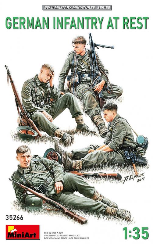 5905090346098 - MiniArt 35266 - German Infantry at Rest in 135