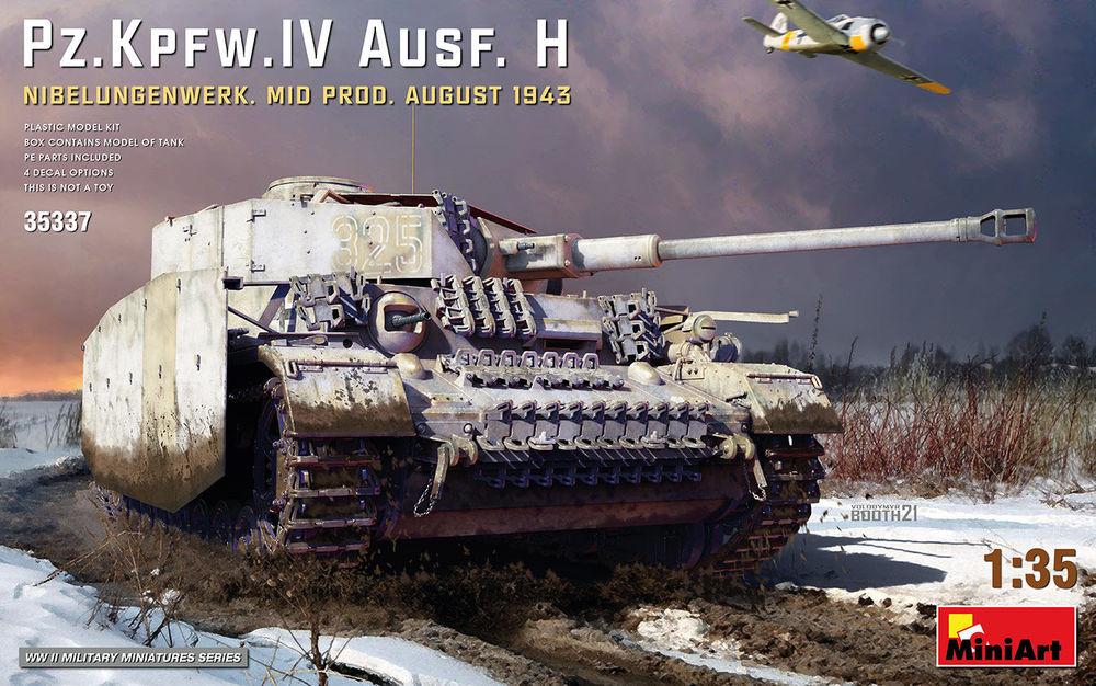 4820183314376 - MiniArt 35337 - PzKpfwIV Ausf H Nibelungenwerk Mid Prod (August 1943) in 135