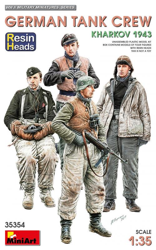 German Tank Crew – Kharkov 1943 – Resin Heads