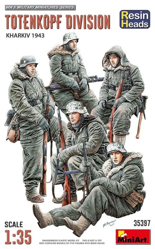 Totenkopf Division Kharkov 1943 – Resin Heads