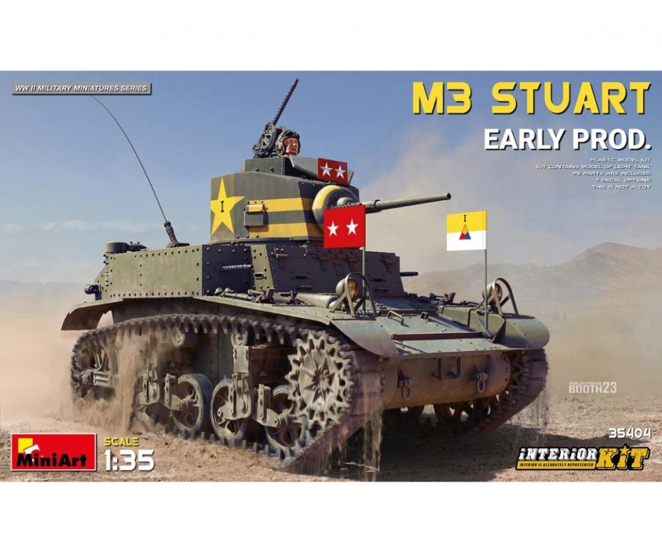 Miniart M3 Stuart Frühe Produktion - Interior Kit