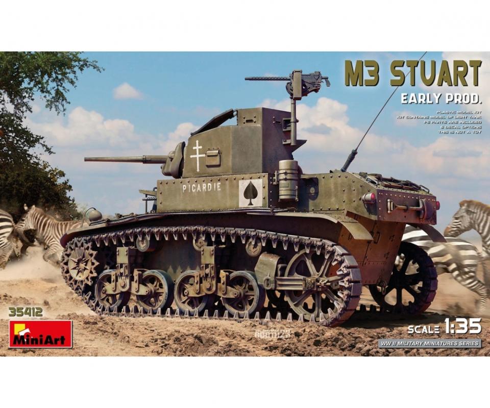 M3 Stuart. Frühe Produktion