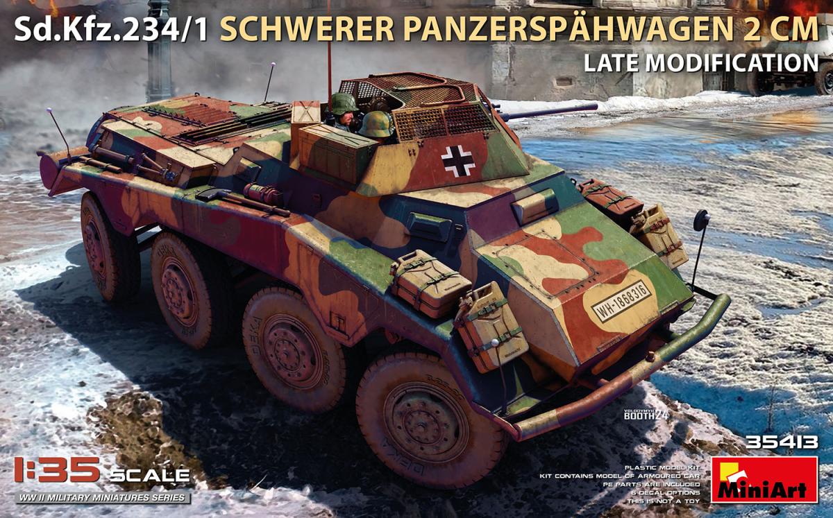 Sd.Kfz.234/1 Sw. Pz.Spähwg. 2cm Late Modifikation