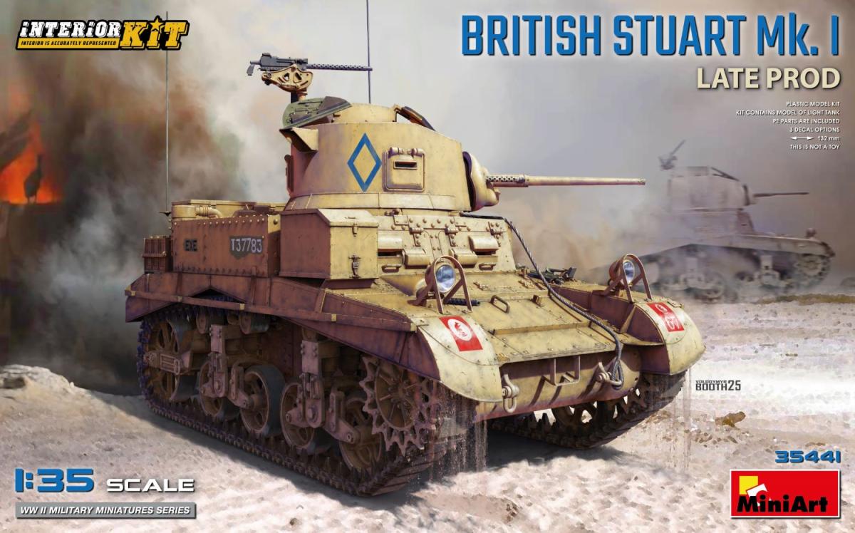 Brit.Stuart Mk.I Late Production - Interior Kit