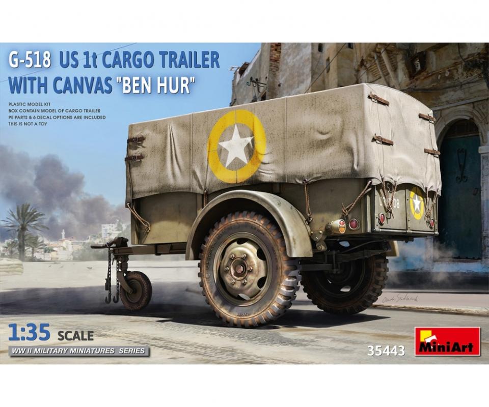 US 1to. Cargo Trailer Ben Hur