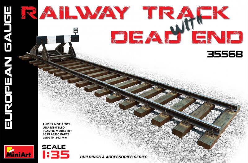Railway Track & Dead End (European Gauge)