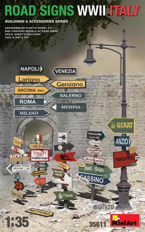 Road Signs WWII Italy