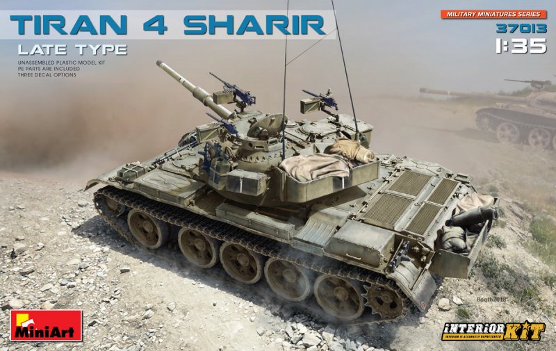 4820183311689 - MiniArt 37013 - 135 Tiran-4 Sharir-late type (Interior Kit)