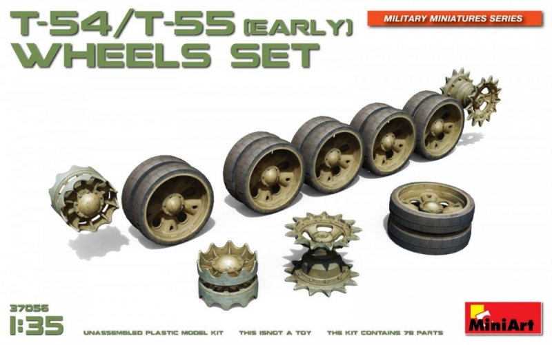 4820183311207 - MiniArt 37056 - 135 T-54 T-55(Early) Wheels Set