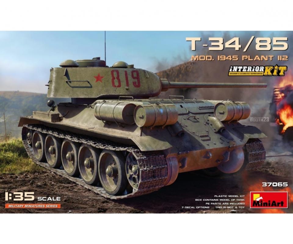 T-34/85 Mod. 1945 Plant 112 – Interior Kit