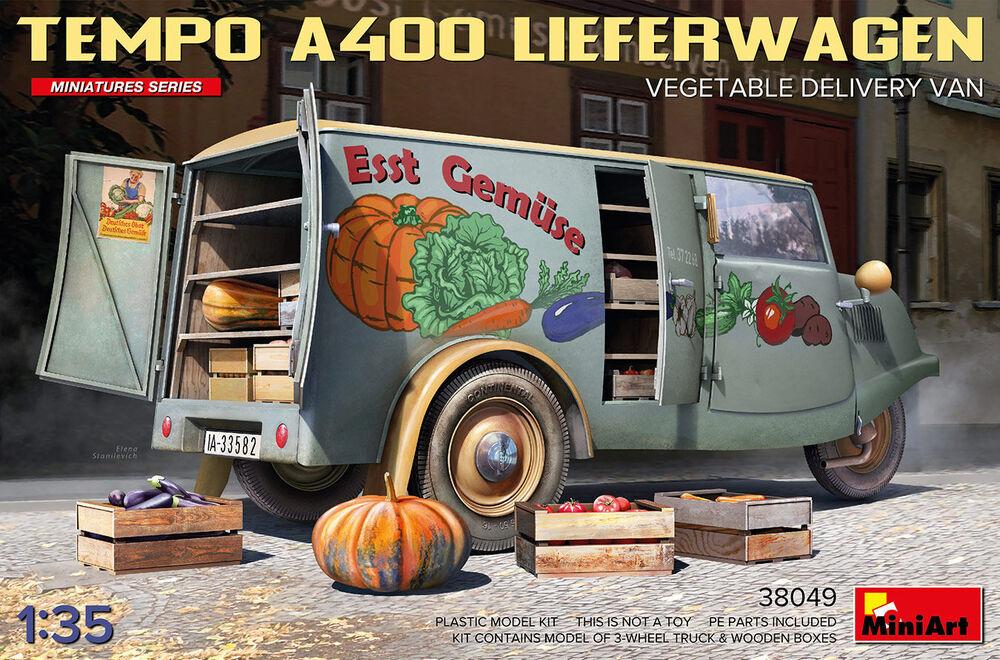 5905090346364 - MiniArt 38049 - 135 Tempo A400 Lieferwagen Vegetable Delivery Van
