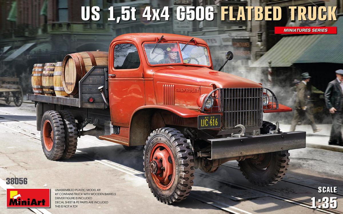 US 1,5t 4×4 G506 Flatbed Truck