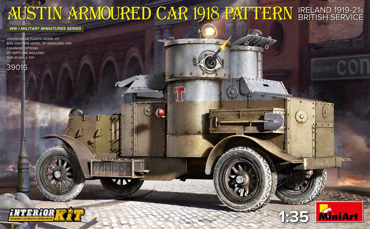 4820183314352 - MiniArt 39016 - Austin Armoured Car 1918 Pattern Ireland 1919-21 British Service Interior Kit in 135