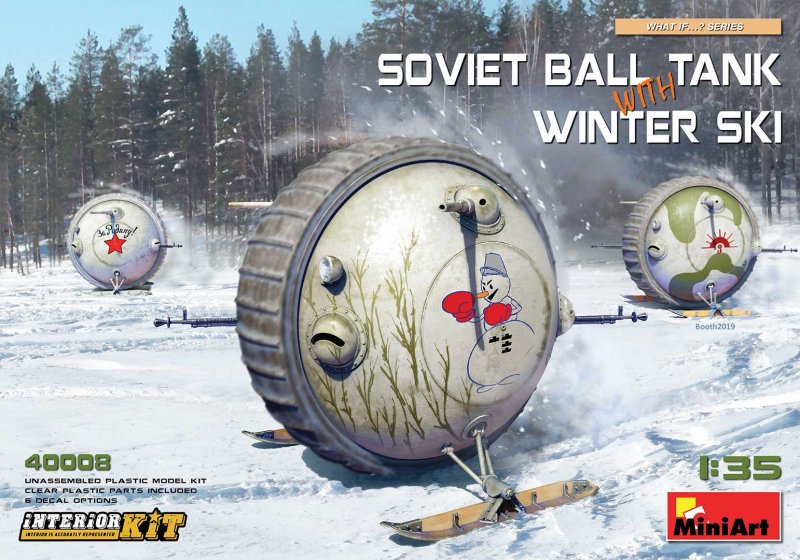 Soviet Ball Tank with Winter Ski – Interior Kit