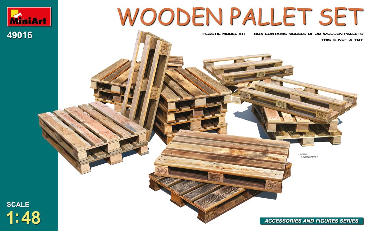 Holzpaletten Set (20)