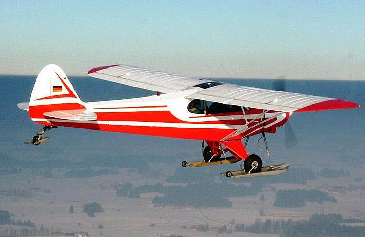 Piper Cub Busch Plane
