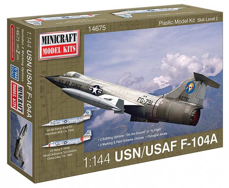 F-104A (2USAF marking/decal options)