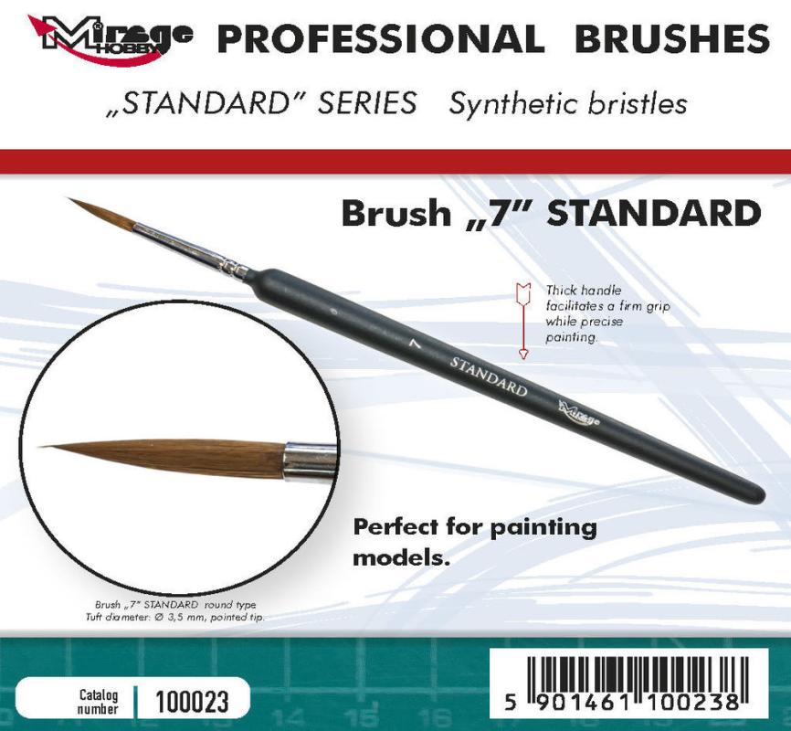 5901461100238 - Mirage Hobby 100023 - MIRAGE BRUSH STANDARD SIZE 7 5901461100238 - Mirage Hobby 100023 - MIRAGE BRUSH STANDARD SIZE 7