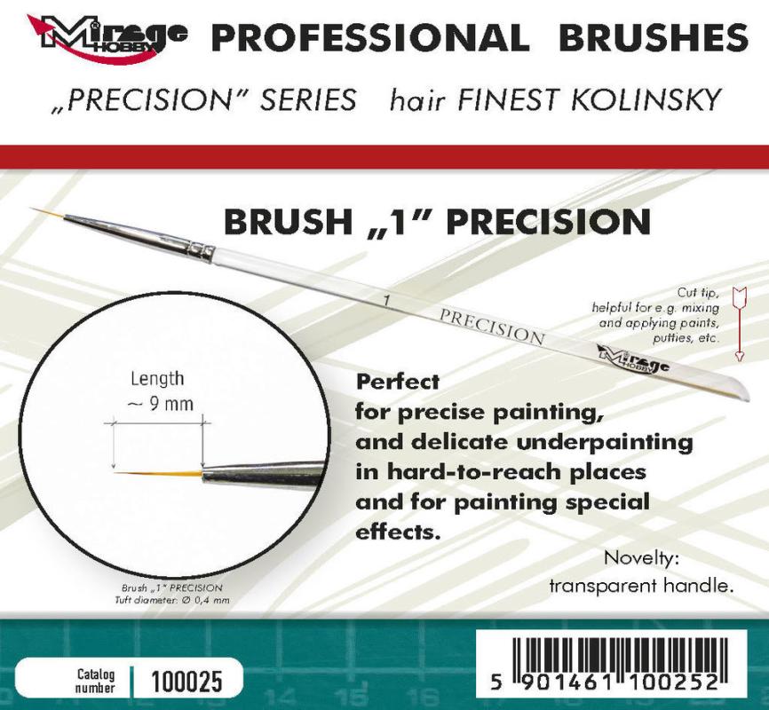 Precision günstig Kaufen-Pinsel - Precision Kolinsky - Size 1. Pinsel - Precision Kolinsky - Size 1 <![CDATA[Mirage Hobby / 100025]]>. 