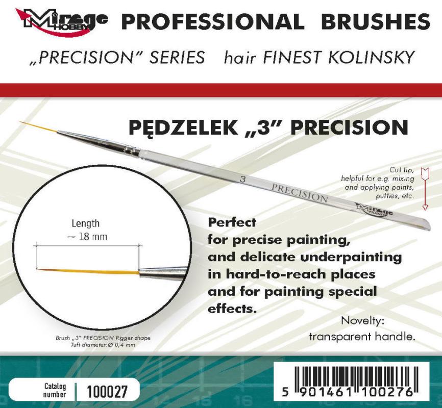 02 00  günstig Kaufen-Pinsel - Precision Kolinsky - Size 3. Pinsel - Precision Kolinsky - Size 3 <![CDATA[Mirage Hobby / 100027]]>. 