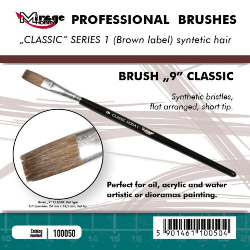 100 serie günstig Kaufen-Brush Flat - Classic Series 1 - Size 9. Brush Flat - Classic Series 1 - Size 9 <![CDATA[Mirage Hobby / 100050]]>. 