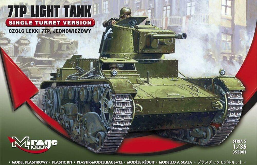 5901461355010 - Mirage Hobby 355001 - 7TP Light Tank Single Turret Version in 135 5901461355010 - Mirage Hobby 355001 - 7TP Light Tank Single Turret Version in 135