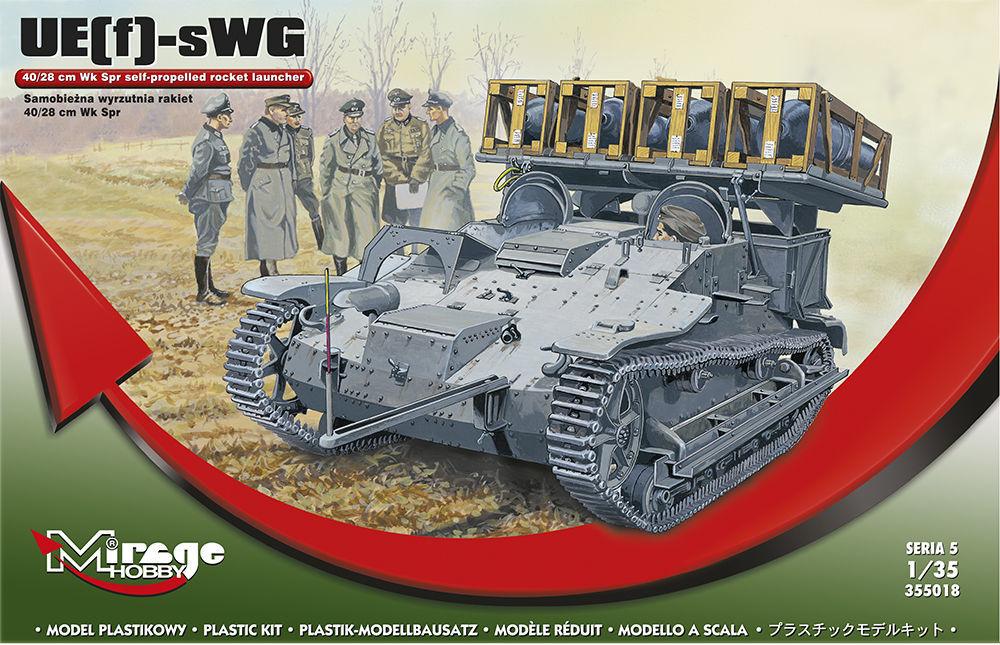 5901461355188 - Mirage Hobby 355018 - UE(f)-sWG self propelled rocket launcher in 135 5901461355188 - Mirage Hobby 355018 - UE(f)-sWG self propelled rocket launcher in 135