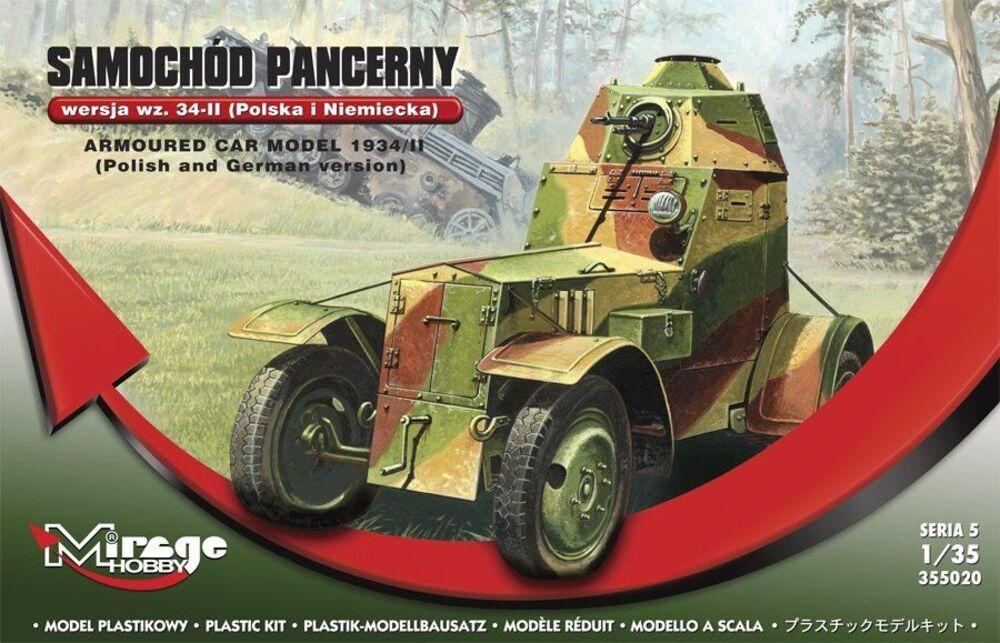 5901461354068 - Mirage Hobby 355020 - Armoured car model 1934 II polish+german in 135 5901461354068 - Mirage Hobby 355020 - Armoured car model 1934 II polish+german in 135