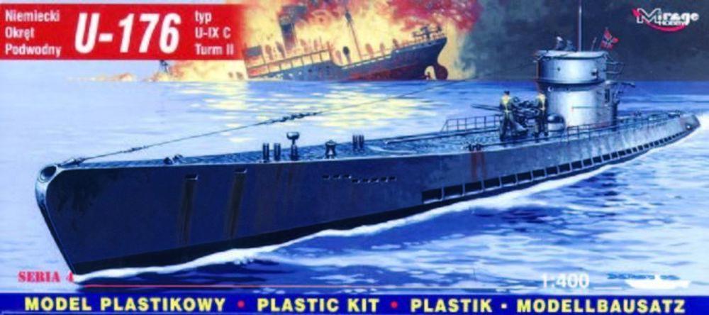 400 x günstig Kaufen-Deutsches U-Boot U 176 Typ IX C. Deutsches U-Boot U 176 Typ IX C <![CDATA[Mirage Hobby / 40041 / 1:400]]>. 