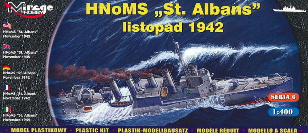 Destroyer günstig Kaufen-HMS ´St Albans´ Allied destroyer. HMS ´St Albans´ Allied destroyer <![CDATA[Mirage Hobby / 40609 / 1:400]]>. 