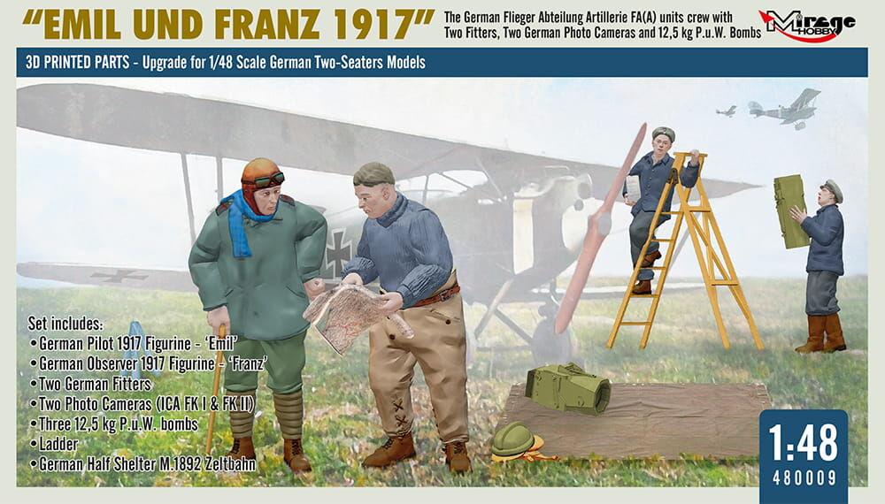 German  günstig Kaufen-WWI German FA(A) Units Crew Emil und Franz 1917 w/Equipment. WWI German FA(A) Units Crew Emil und Franz 1917 w/Equipment <![CDATA[Mirage Hobby / 480009 / 1:48]]>. 