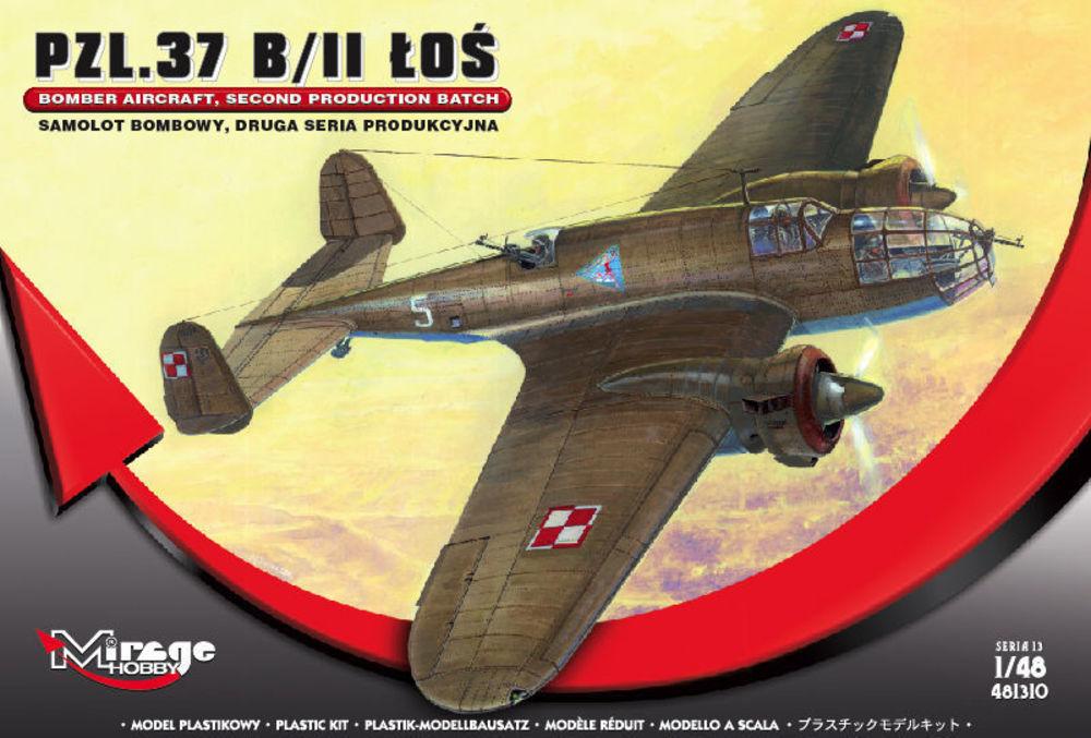 10 m  günstig Kaufen-PZL.37 B/II LOS Bomber Aircraft. PZL.37 B/II LOS Bomber Aircraft <![CDATA[Mirage Hobby / 481310 / 1:48]]>. 