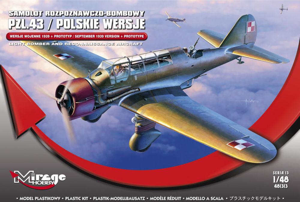 Type Z  günstig Kaufen-PZL.43 September 1939 VER.+Prototype. PZL.43 September 1939 VER.+Prototype <![CDATA[Mirage Hobby / 481313 / 1:48]]>. 