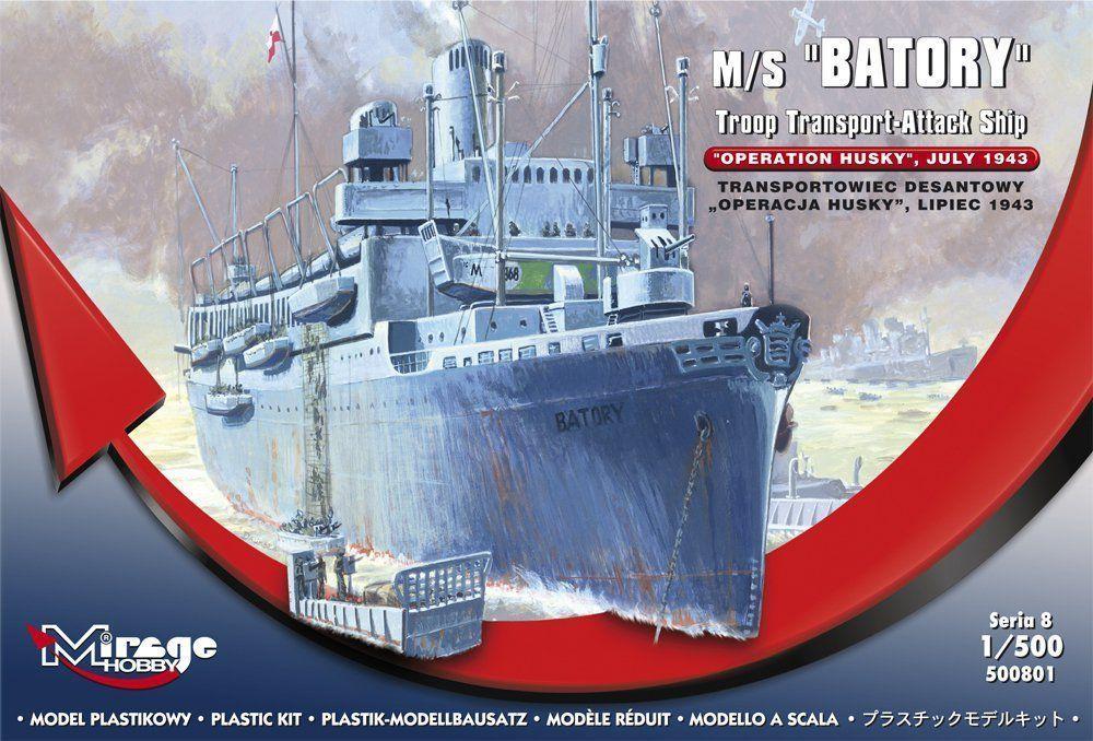 Batory günstig Kaufen-M/S Batory Troop Transporter-Attack Ship. M/S Batory Troop Transporter-Attack Ship <![CDATA[Mirage Hobby / 500801 / 1:500]]>. 